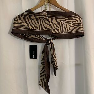 Satin Halter Top - Taupe - size XL